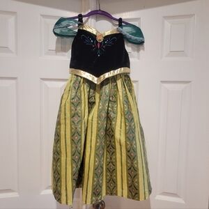 Disney Parks Anna Coronation Dress Dress-Up Costume Size Medium 7/8
